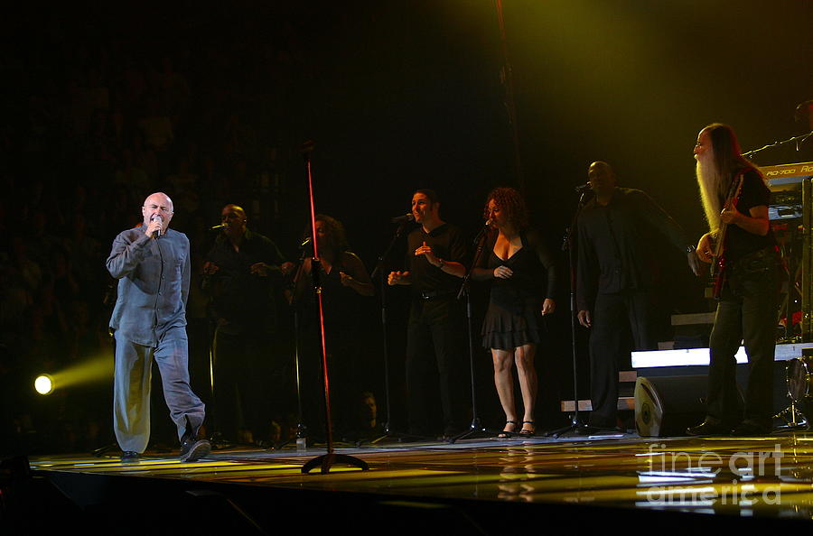 Phil Collins #27 Photograph By Concert Photos - Fine Art America