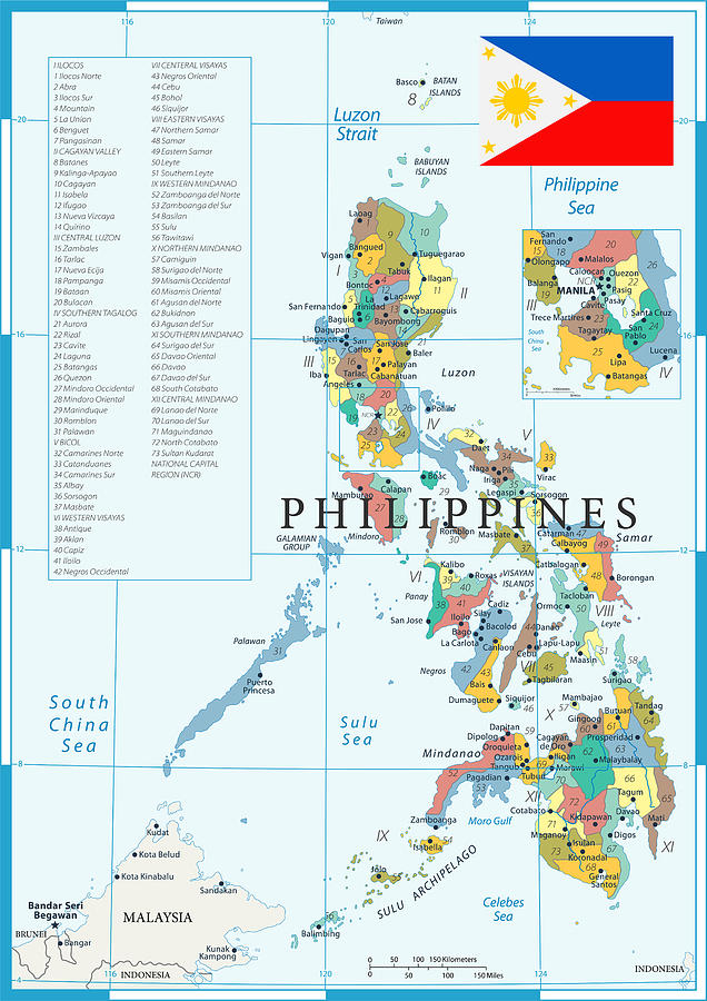 27 - Philippines - Color1 10 Drawing by Pop_jop