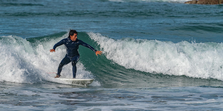 Playa Bruja Surfing #27 Photograph by Tommy Farnsworth
