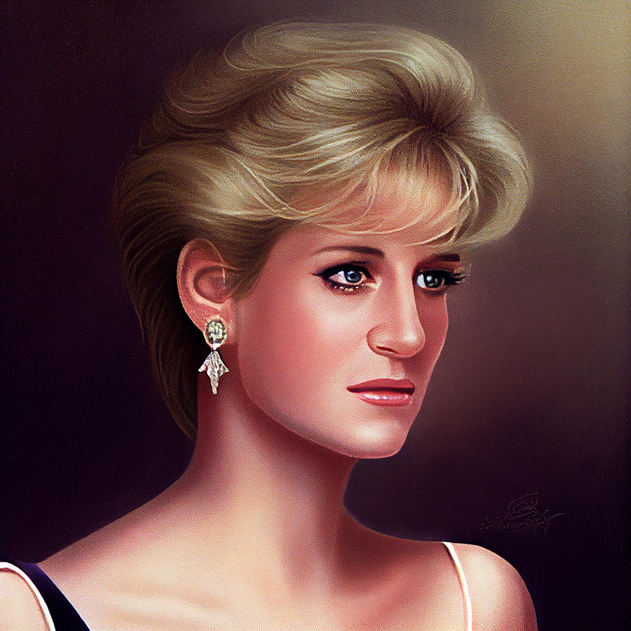 Princess Diana Of Wales Art Mixed Media by Stephen Smith Galleries - Pixels