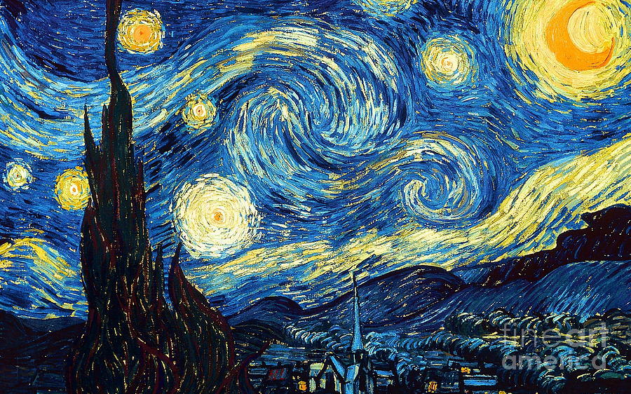 Starry night #27 Painting by Vincent van Gogh