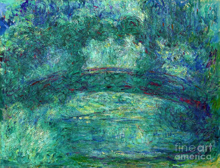 The Japanese bridge #27 Painting by Claude Monet