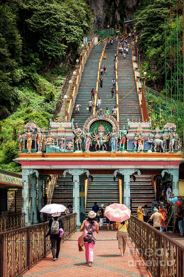 272 Steps of Batu Caves Malaysia Photograph by Adrian Evans
