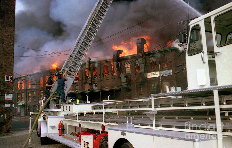 9-02-85 Passaic, NJ Labor Day Fire, Conflagration  #28 Photograph by Steven Spak