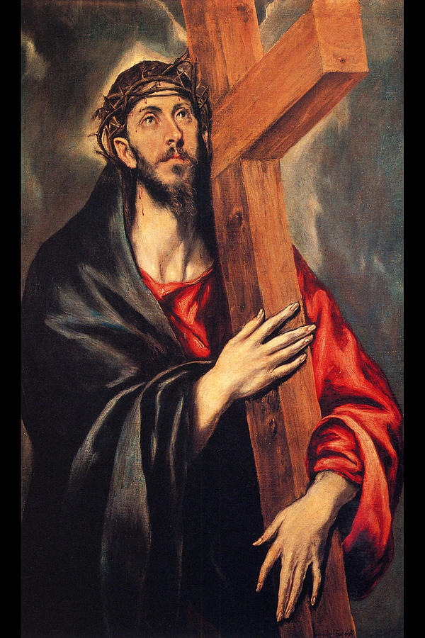 Christ Carrying the Cross Painting by El Greco - Fine Art America