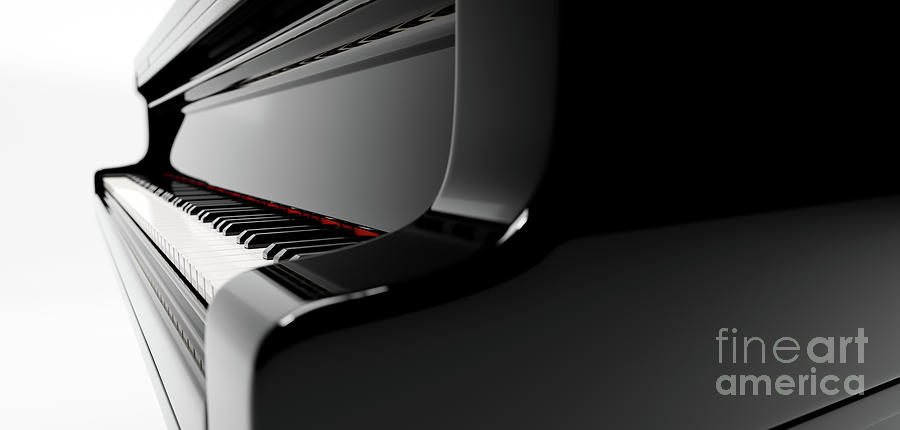 Classic grand piano keyboard #28 Photograph by Michal Bednarek