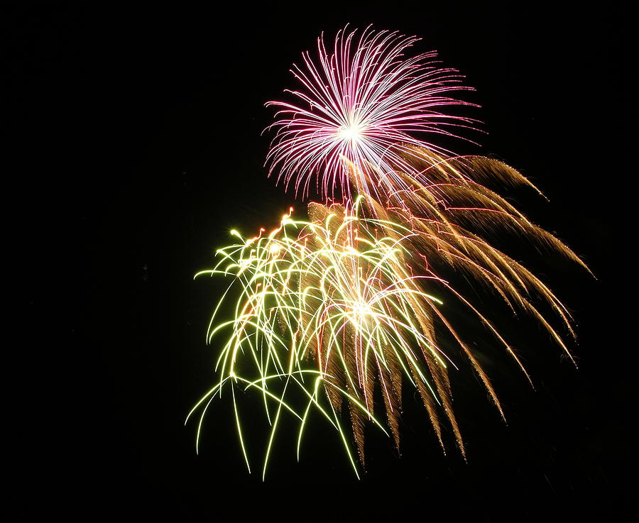 Fireworks #29 Photograph by George Pennington
