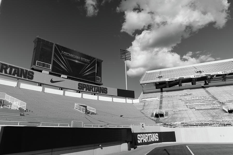 Inside Spartan Stadium on the campus of Michigan State University in East Lansing Michigan #28 Photograph by Eldon McGraw