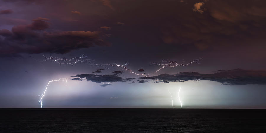 Lightning Storms Mazatlan Mexico #28 Photograph by Tommy Farnsworth