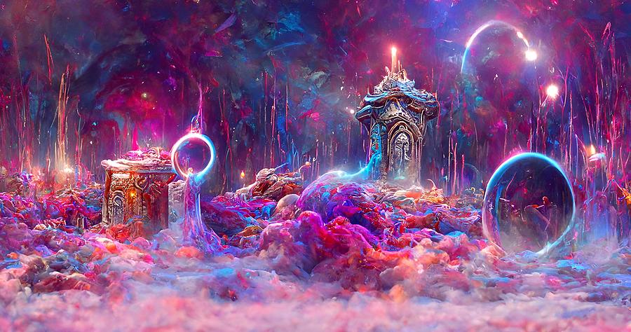 Magical Portal To Another Dimension 01 Digital Art by Frederick Butt