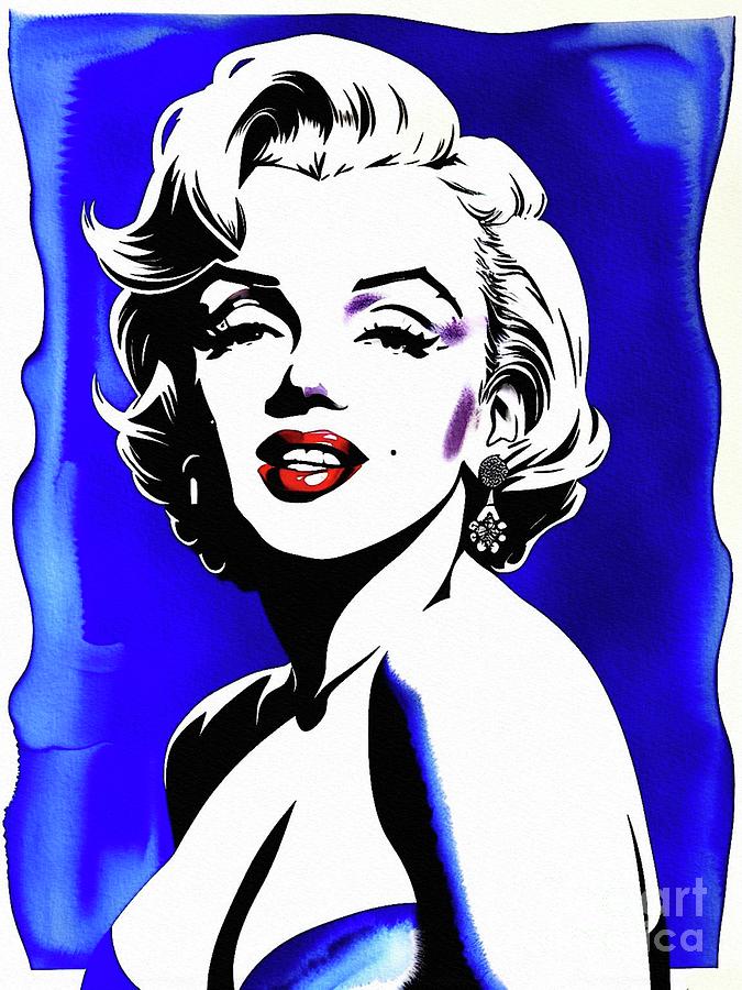 Marilyn Monroe, Movie Legend Painting by John Springfield - Fine Art ...