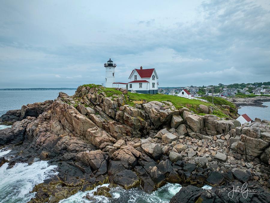 Nubble Photograph by John Gisis Nubble Photograph by John Gisis