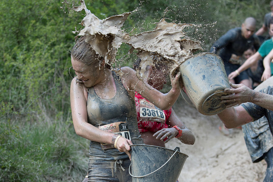 Paris Mud Day At Beynes #28 Photograph by Thierry Orban