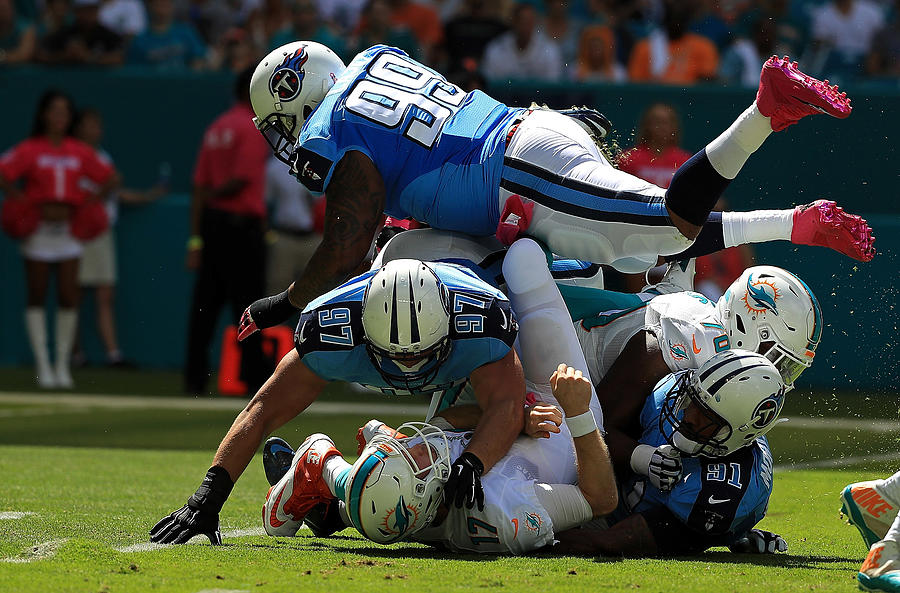 Tennessee Titans v Miami Dolphins #28 Photograph by Mike Ehrmann