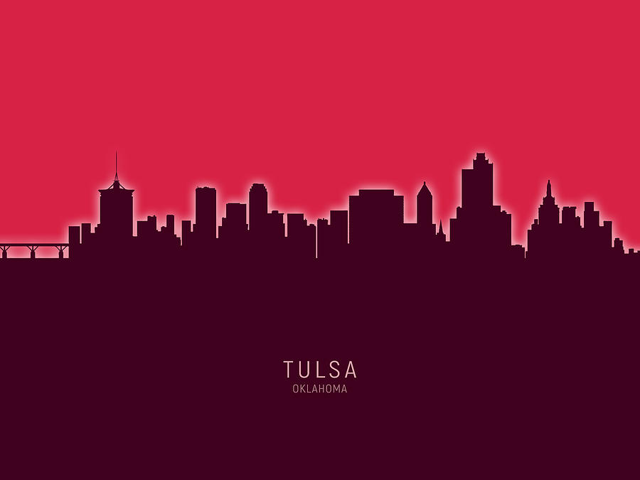 Tulsa Oklahoma Skyline #28 Photograph by Michael Tompsett