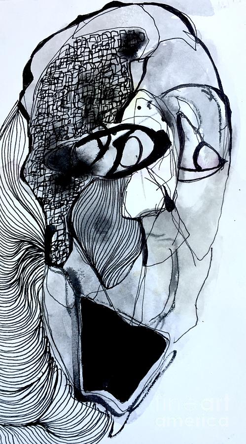Untitled #28 Drawing by Jeremiah Ray