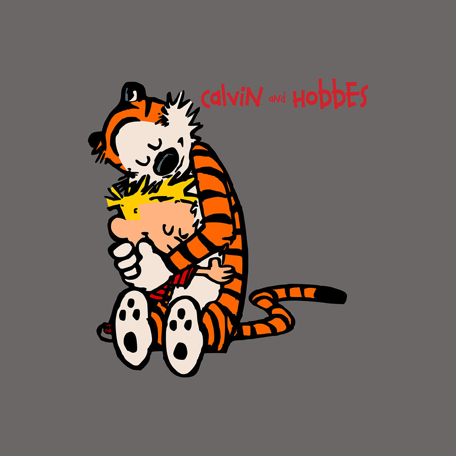 Calvin And Hobbes Digital Art by Jason Seger - Pixels