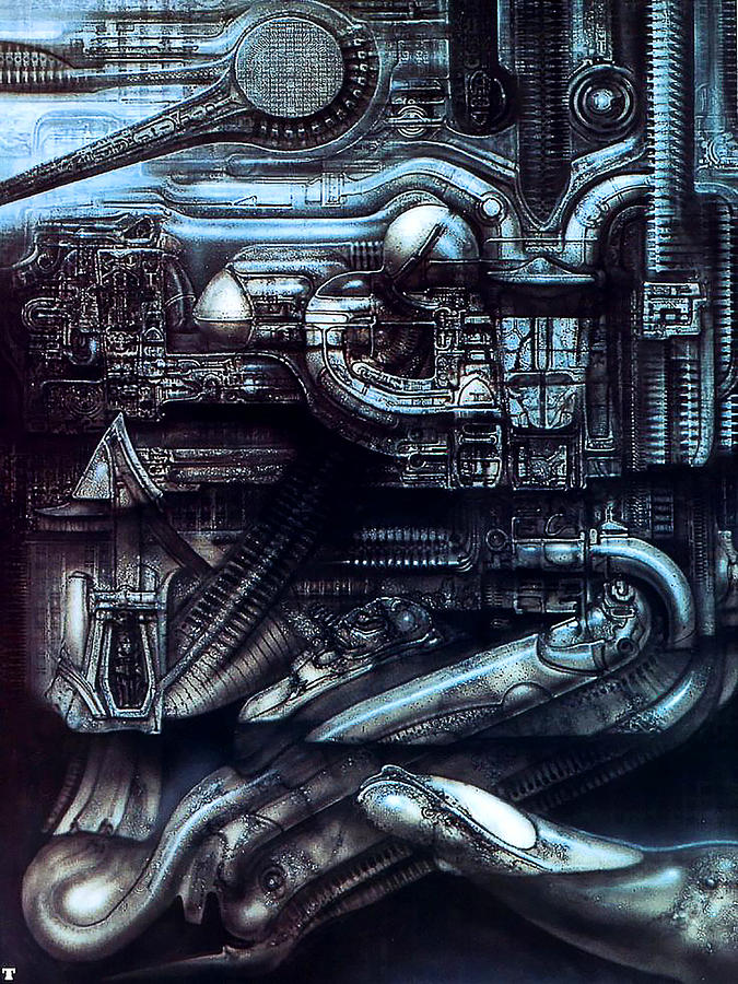 Hans Ruedi Giger Painting by Emma Ava - Fine Art America