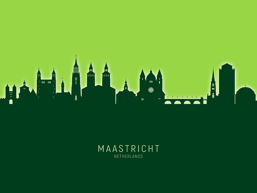 Maastricht Digital Art - Maastricht The Netherlands Skyline by Michael Tompsett Maastricht Digital Art - Maastricht The Netherlands Skyline by Michael Tompsett