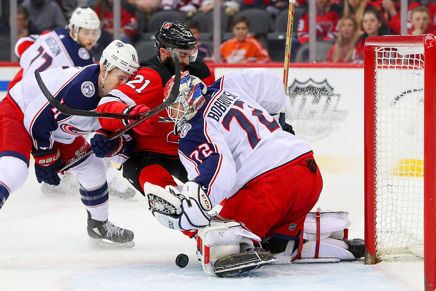 NHL: FEB 20 Blue Jackets at Devils #29 Photograph by Icon Sportswire