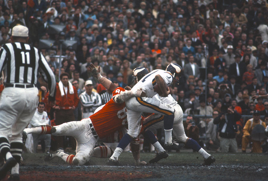 Super Bowl IV - Minnesota Vikings v Kansas City Chiefs #29 Photograph by Focus On Sport