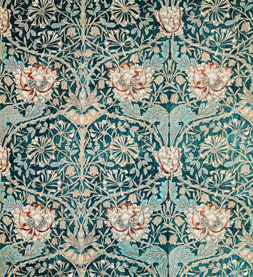 William Morris - famous pattern Digital Art by Hamza Hamim - Fine Art ...