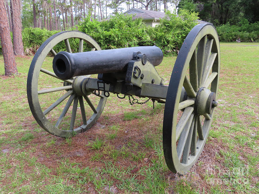 290 - Cannon - Battlefield in Olustee Florida Photograph by Deborah ...