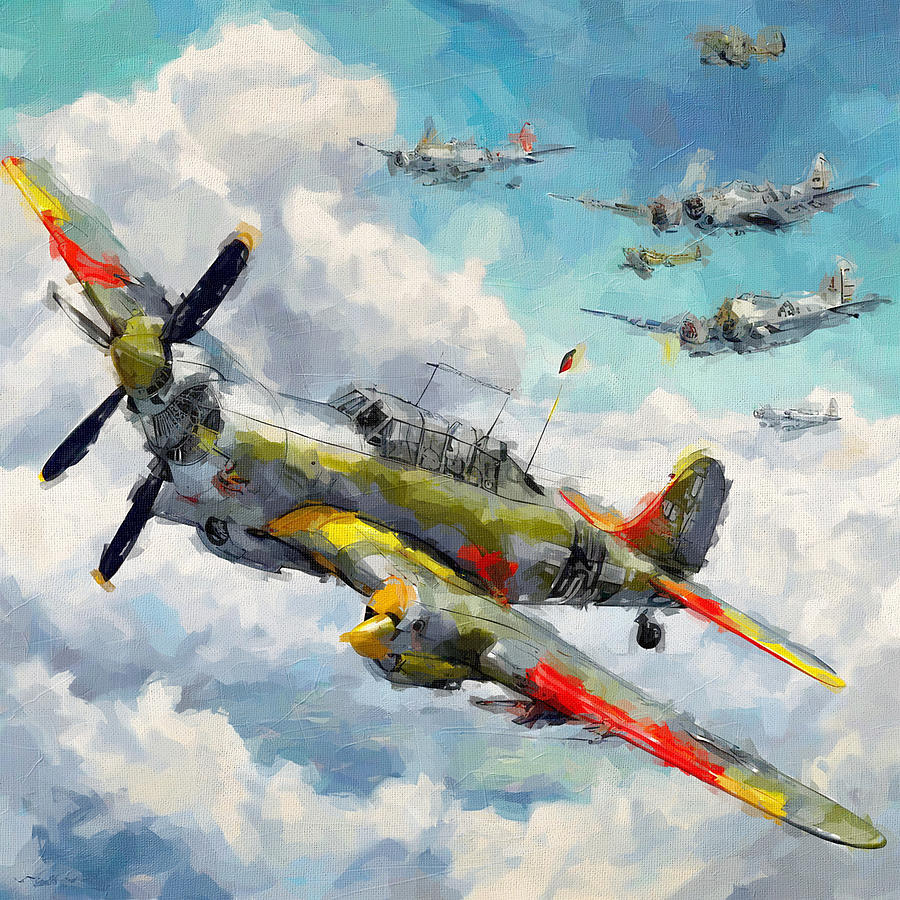 2951 Focke Wulf Fw 190 Wurger Boeing B 17 Flying Fortress World War Ii