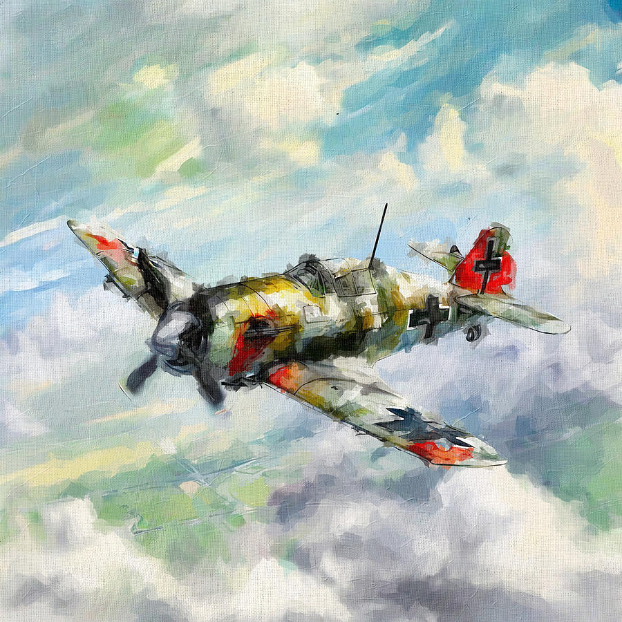 2952 Focke Wulf Fw 190 Wurger Wwii Fw 190F Wwii Aircraft World War II ...