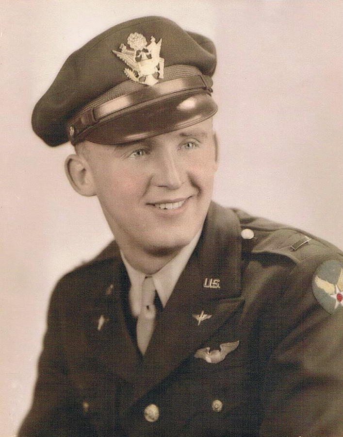 1944 2nd Lt. Barcikowski Photograph by Barbara Keith