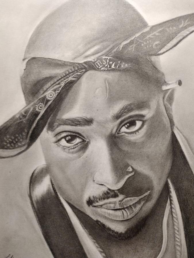 2pac Drawing by Shaun Kaufman | Fine Art America