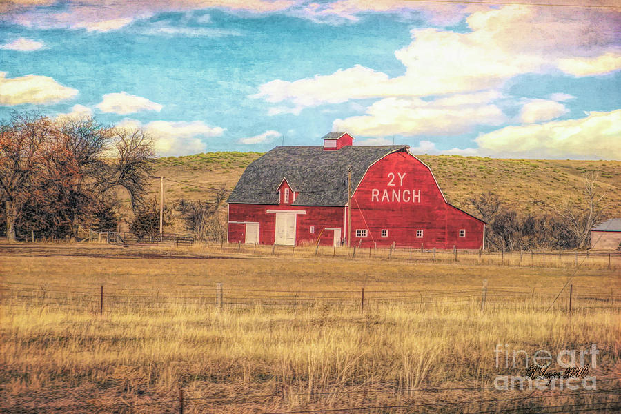 2Y Ranch Digital Art by Rebecca Langen
