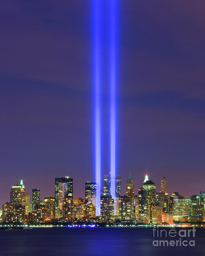09/11 - Tribute in Light #3 Photograph by Henk Meijer Photography