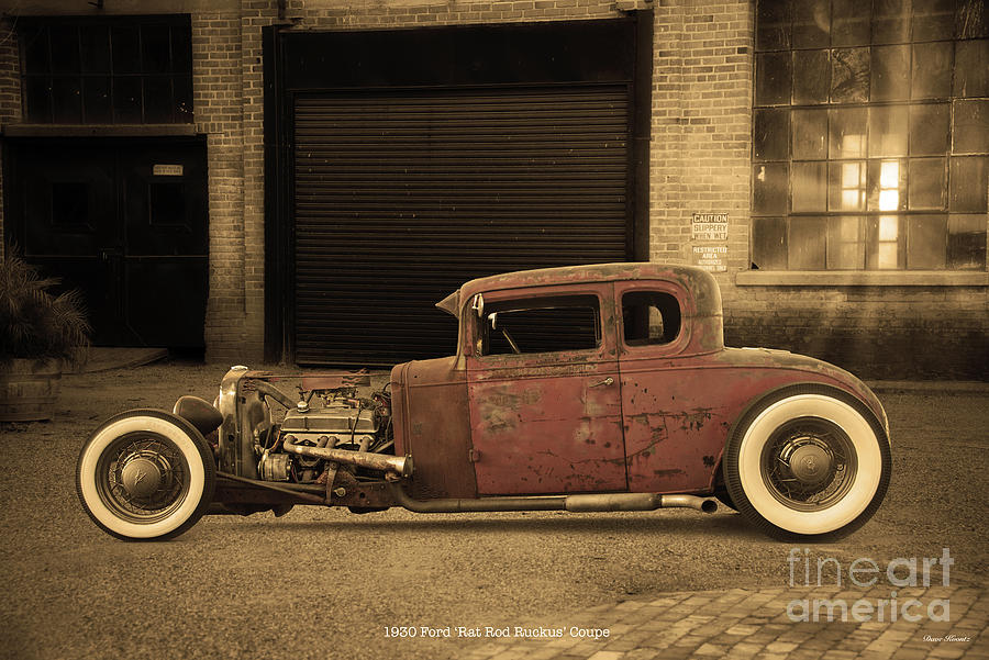1930 Ford Rat Rod Ruckus Coupe #3 Photograph by Dave Koontz
