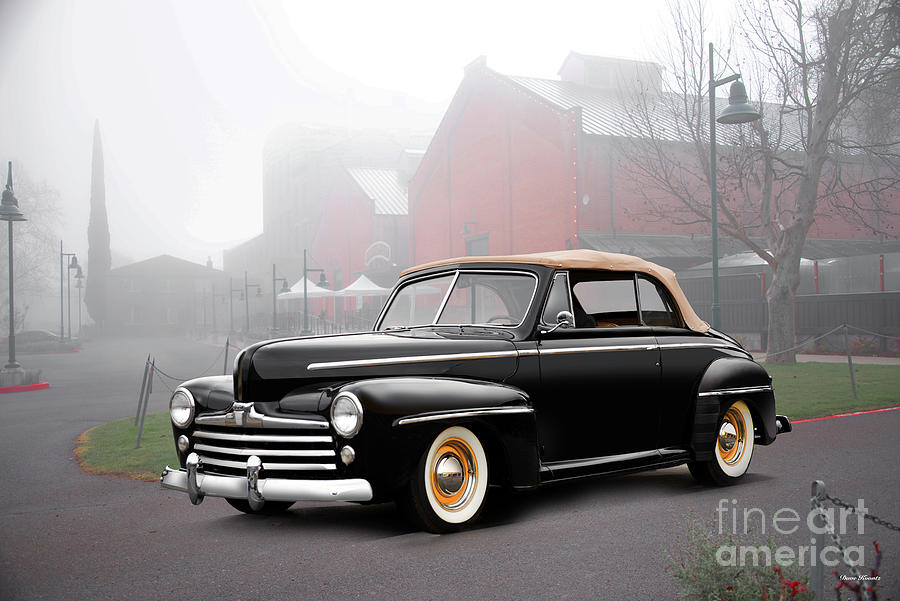 1947 Ford Deluxe Convertible #3 Photograph by Dave Koontz