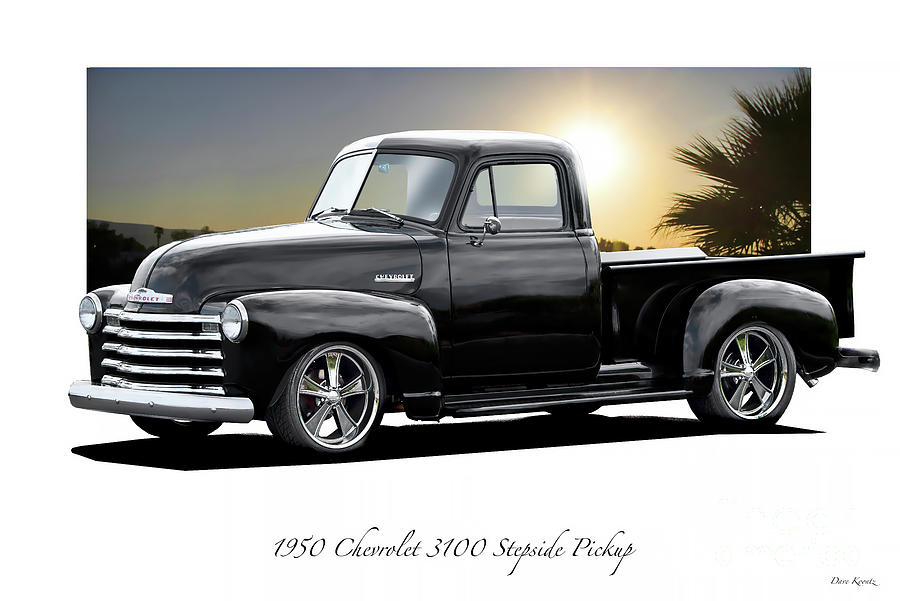 1950 Chevrolet 3100 Custom Pickup Photograph
