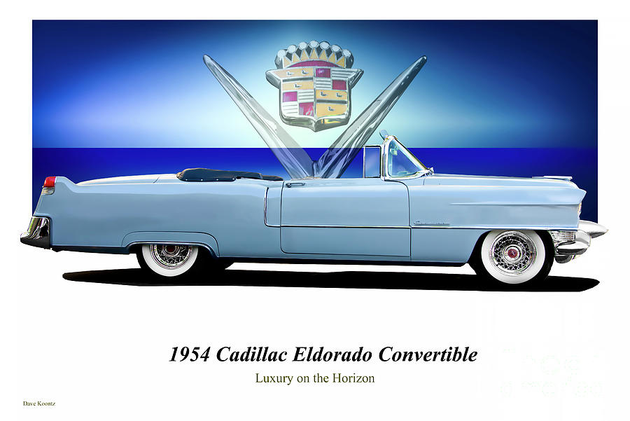 1954 Cadillac Eldorado Convertible #3 Photograph by Dave Koontz