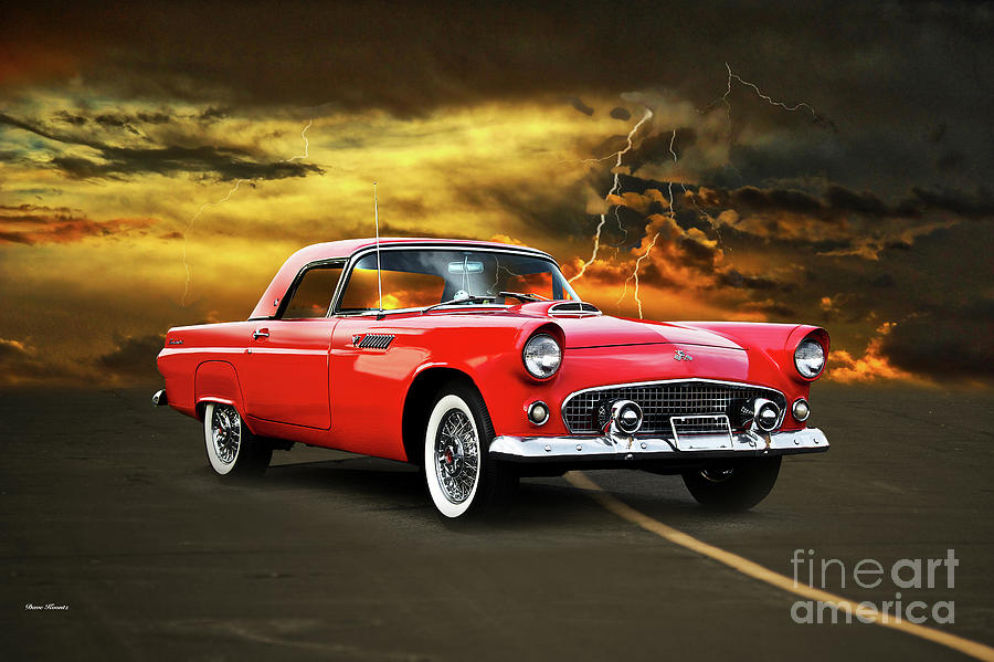 1956 Ford Classic Thunderbird #3 Photograph by Dave Koontz