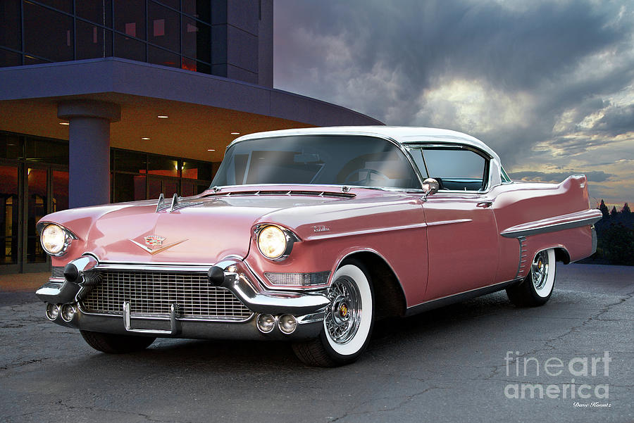 1957 Cadillac Coupe DeVille #3 Photograph by Dave Koontz