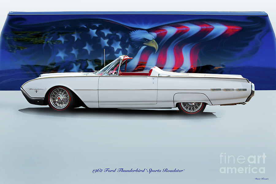 1962 Ford Thunderbird Sports Roadster #3 Photograph by Dave Koontz