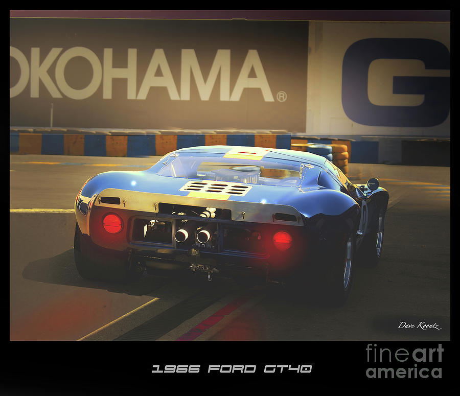 Transportation Photograph - 1966 Ford GT40 #3 by Dave Koontz