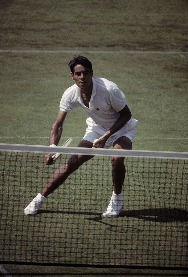1968 U.S. Open Tennis Champinship, Richard Pancho Gonzales #3 Photograph by Focus On Sport