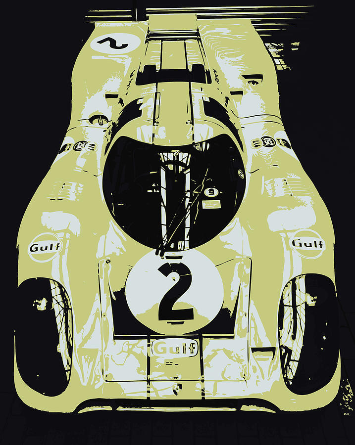 1969 Porsche 917K Le Mans Race Car #3 Digital Art by Thespeedart 1969 Porsche 917K Le Mans Race Car #3 Digital Art by Thespeedart