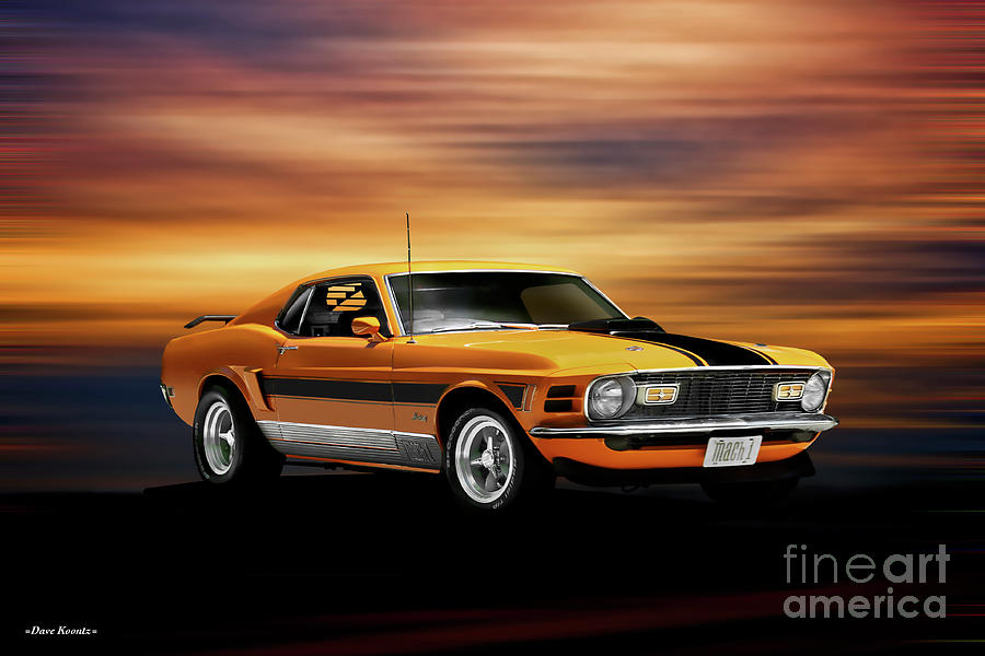 1970 Ford Mustang Mach 1 Photograph by Dave Koontz - Fine Art America