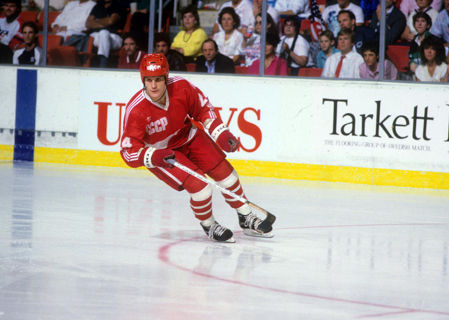 1987 Canada Cup:  Soviet Union v USA #3 Photograph by B Bennett