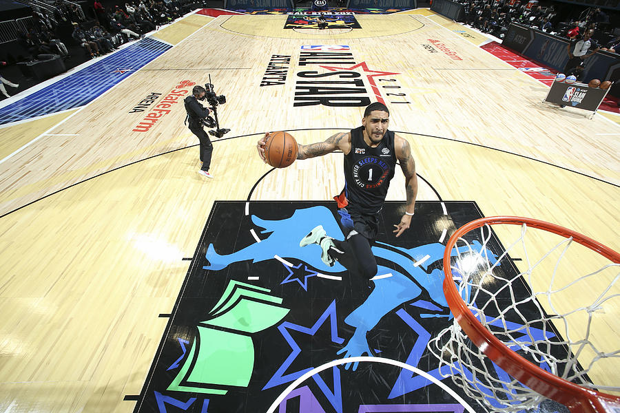 2021 NBA All-Star - AT&T Slam Dunk Contest #3 Photograph by Nathaniel S. Butler