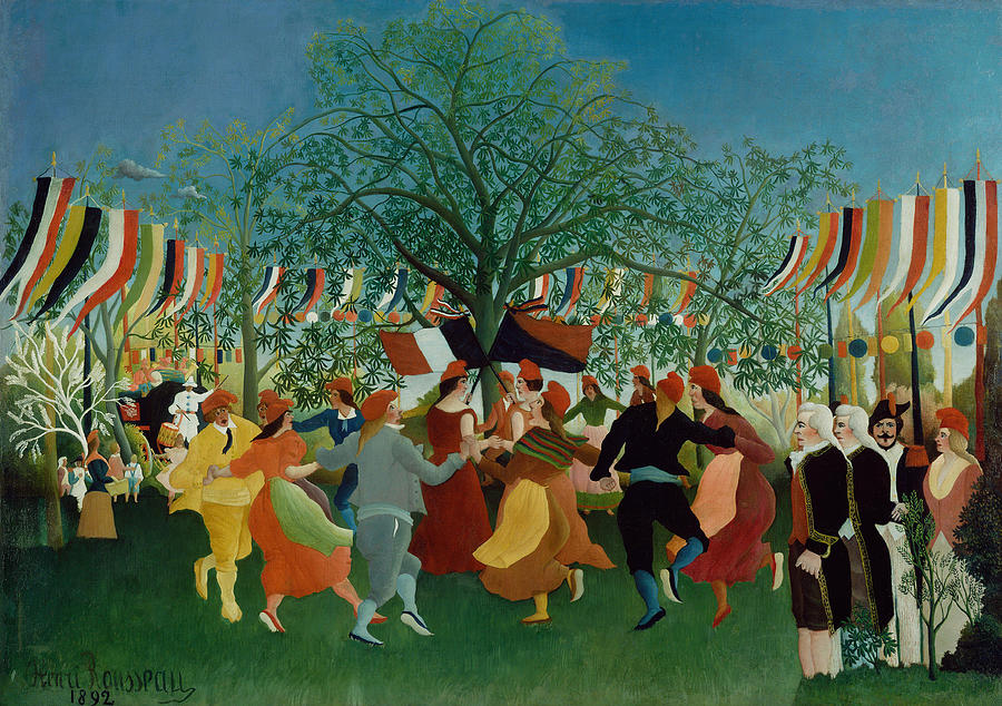 Henri Rousseau Painting - A Centennial of Independence  #3 by Henri Rousseau