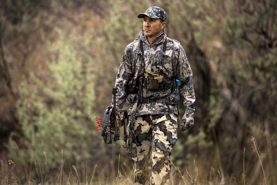 A man turkey hunting. #3 Photograph by Jordan Siemens