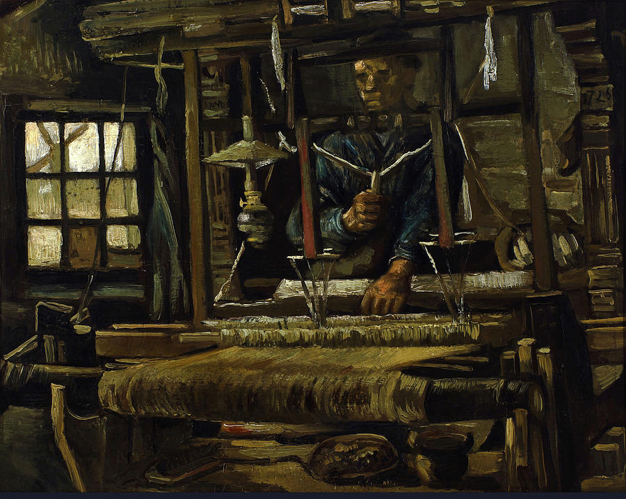 Vincent Van Gogh Painting - A Weavers Cottage #3 by Vincent Van Gogh