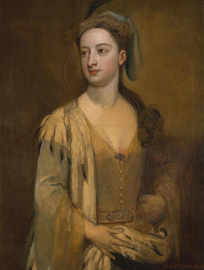 A Woman Called Lady Mary Wortley Montagu #4 Painting by Godfrey Kneller